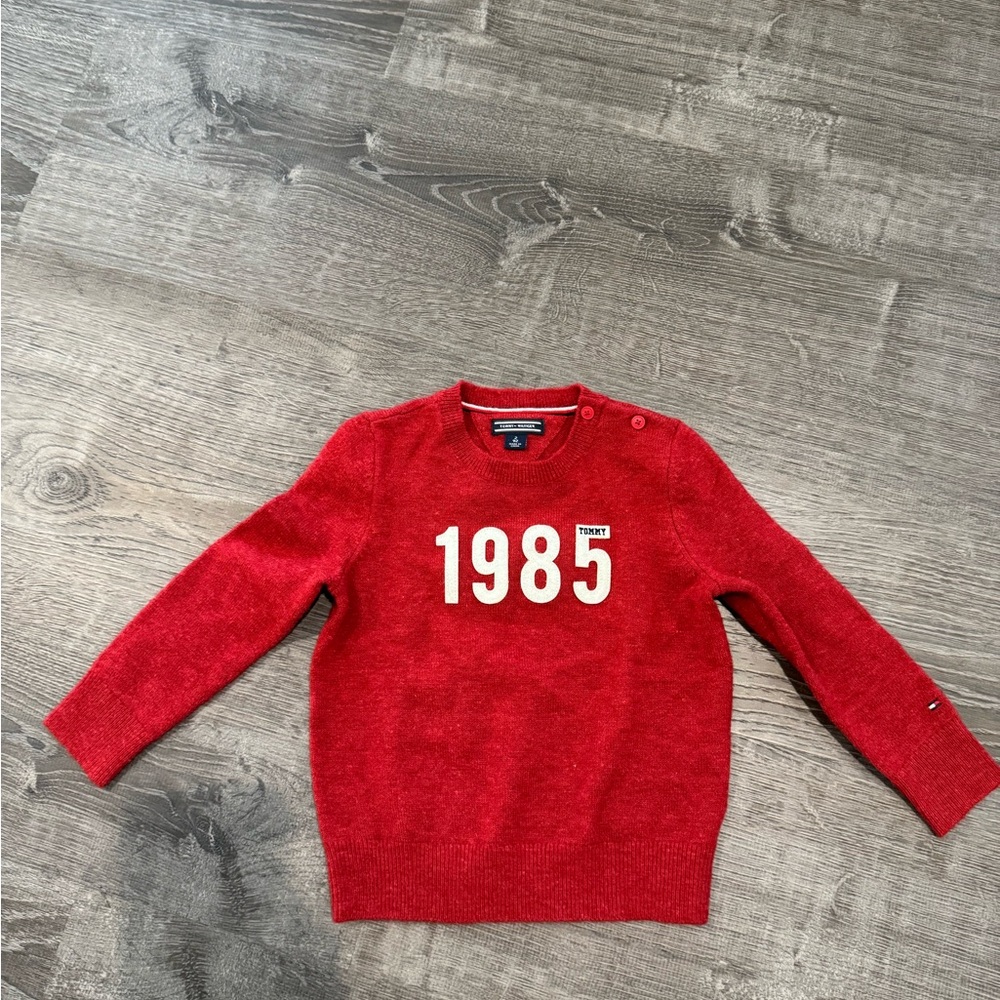 Tommy Hilfiger Red 1985 Sweater SZ 2T